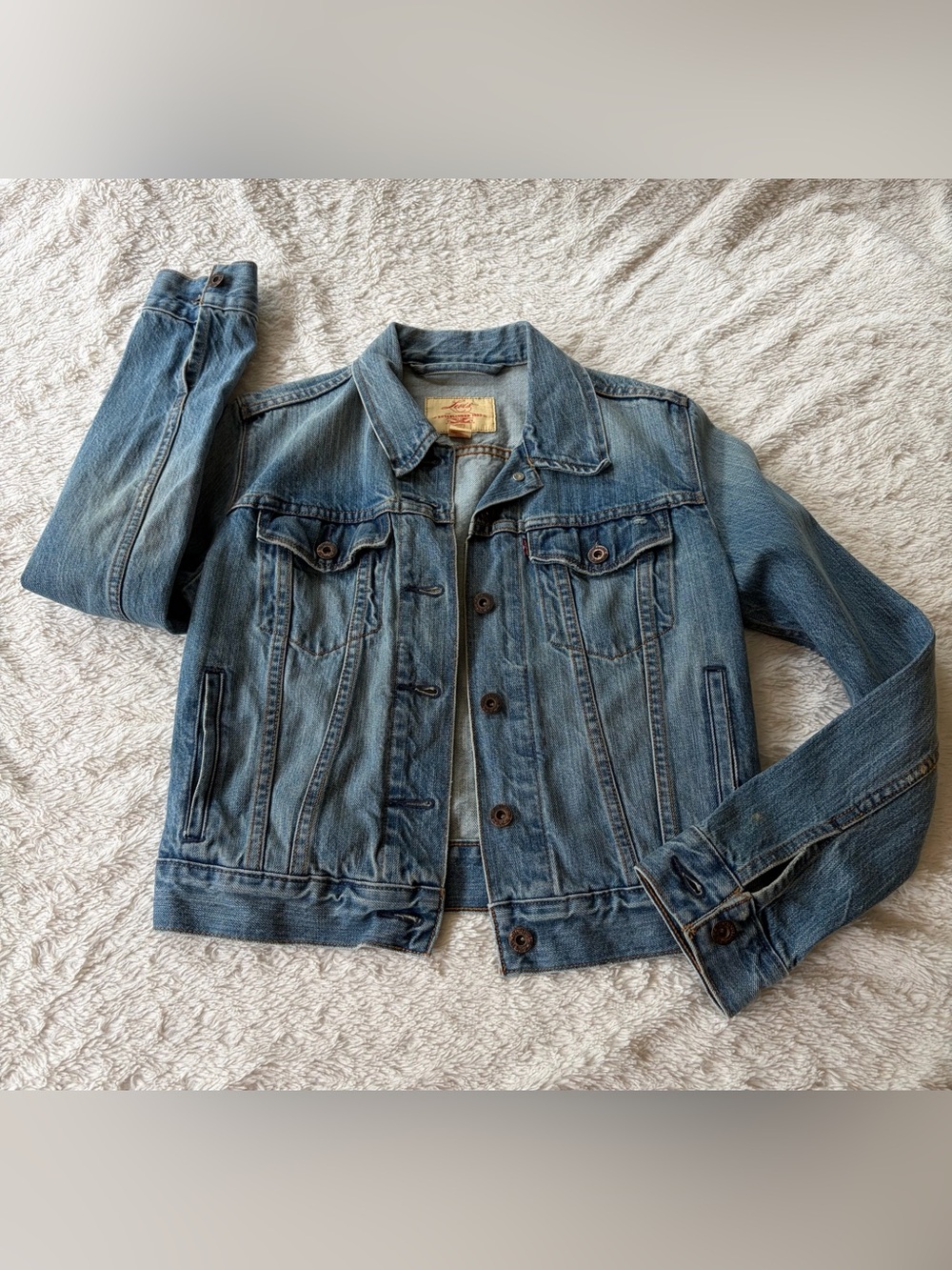 Levi's Light Blue Washed Denim Jacket